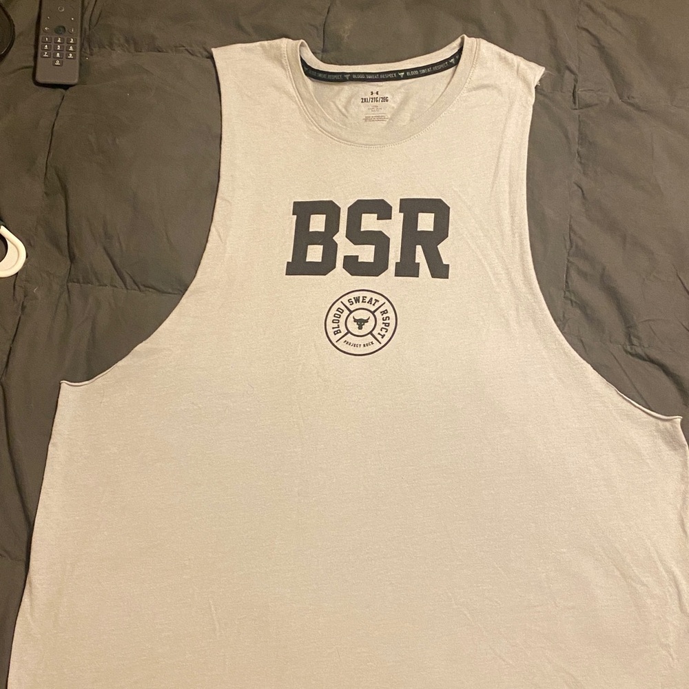 Gray BSR Sleeveless Tank Top